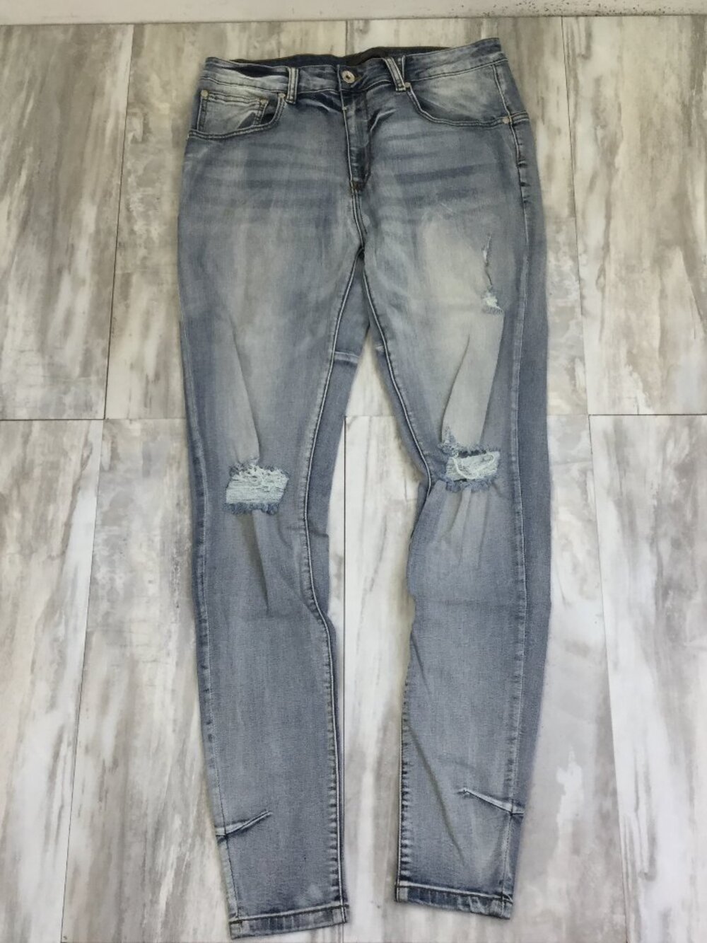 Kollar 203 Rockstars Classic Skinny Distressed Jean 34